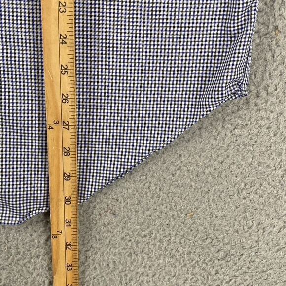 Lauren Ralph Lauren Button Down Shirt Men's 15 32/33 Medium Houndstooth - Picture 3 of 5